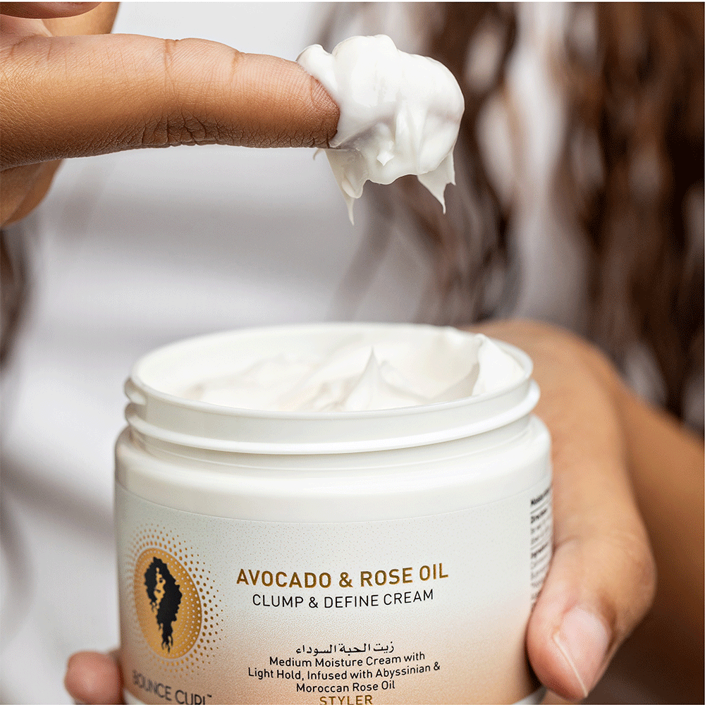 Bounce Curl Avocado &amp; Rose Oil Clump and Define Cream-Styling Cream-Beauty and hair supply