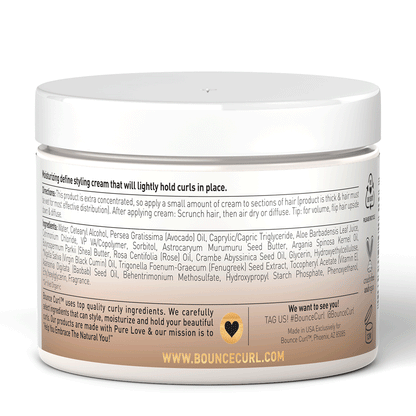 Bounce Curl Avocado &amp; Rose Oil Clump and Define Cream-Styling Cream-Beauty and hair supply