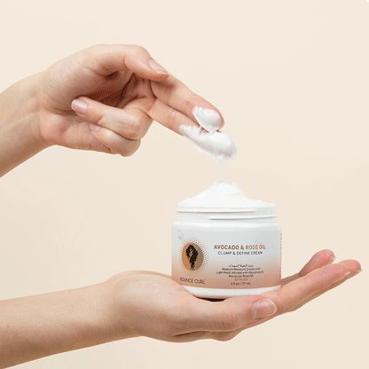 Bounce Curl Avocado &amp; Rose Oil Clump and Define Cream-Styling Cream-Beauty and hair supply