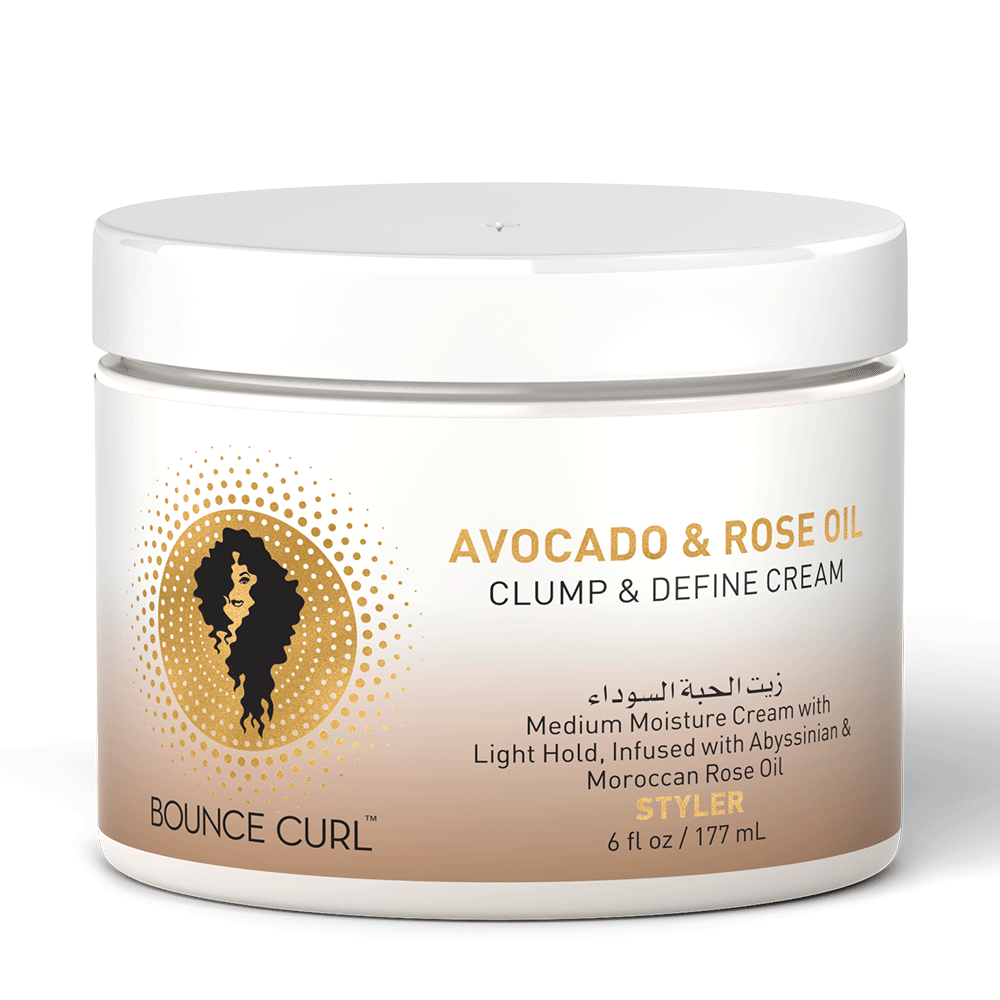 Bounce Curl Avocado &amp; Rose Oil Clump and Define Cream-Styling Cream-Beauty and hair supply