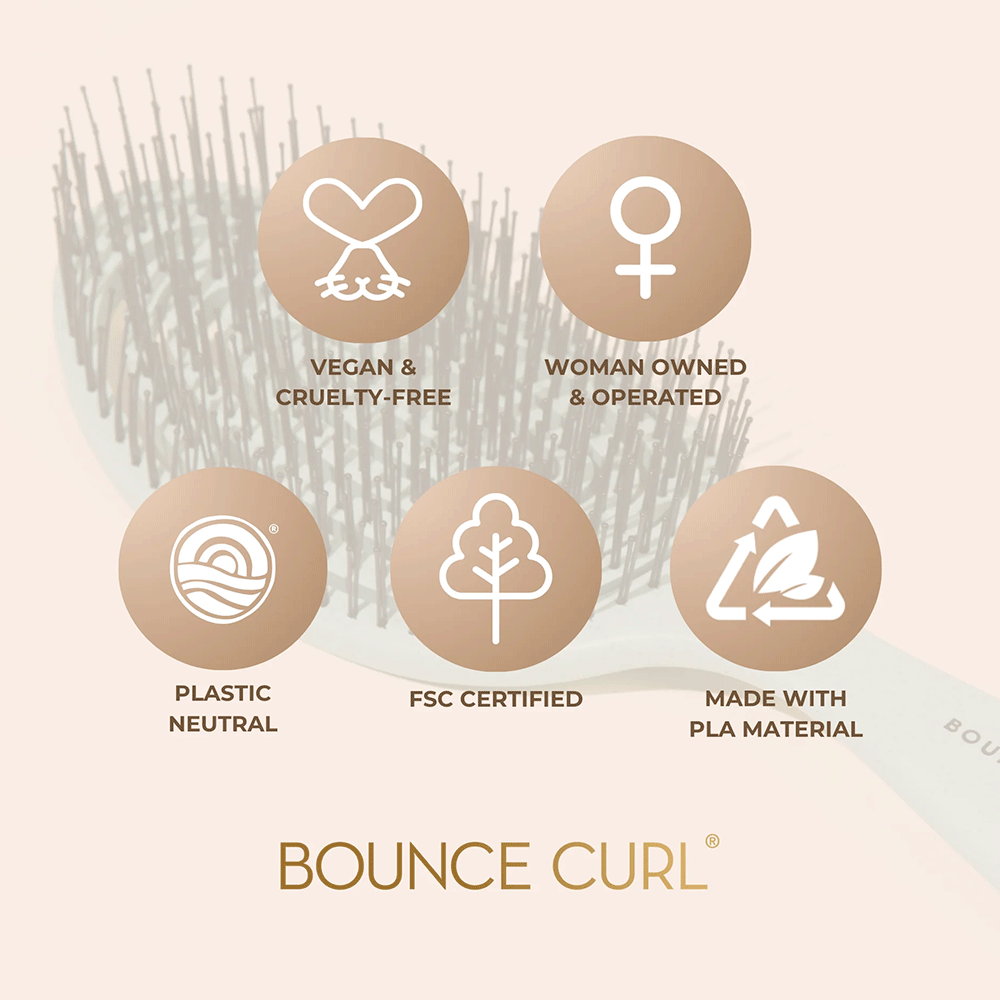 Bounce Curl Flexible Detangling Brush-Styling Brush-Beauty and hair supply