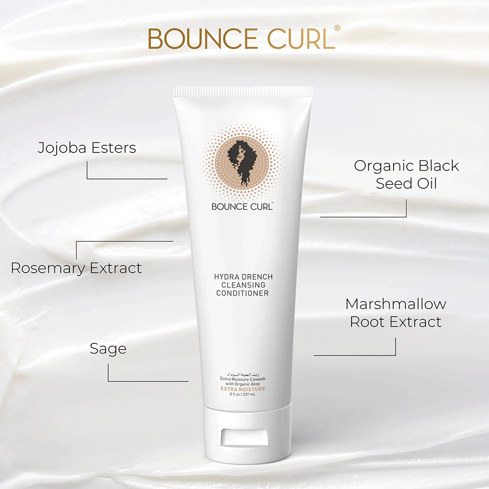 Bounce Curl Hydra-Drench Cleansing Conditioner 238ml-Cleansing Conditioner-Beauty and hair supply