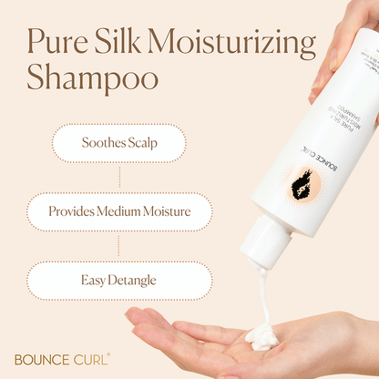 Bounce Curl Pure Silk Moisturizing Shampoo 238ml-Moisturizing Shampoo-Beauty and hair supply