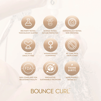 Bounce Curl Pure Silk Moisturizing Shampoo 238ml-Moisturizing Shampoo-Beauty and hair supply