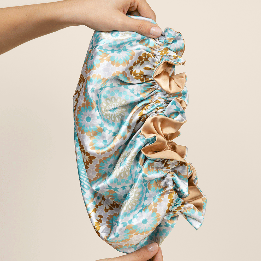 Bounce Curl Reversible Satin Hair Bonnet-Bonnet-Beauty and hair supply