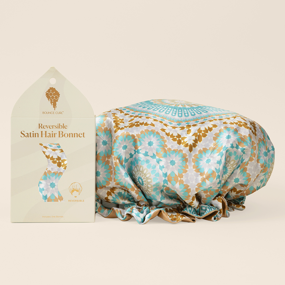 Bounce Curl Reversible Satin Hair Bonnet-Bonnet-Beauty and hair supply