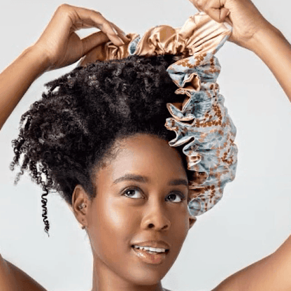 Bounce Curl Reversible Satin Hair Bonnet-Bonnet-Beauty and hair supply