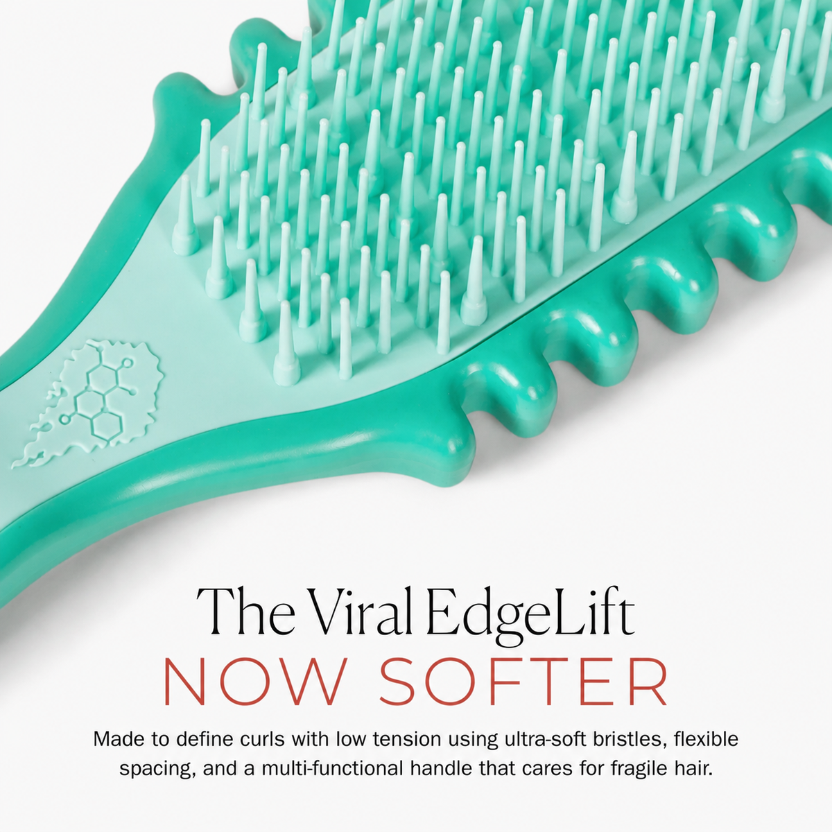 Bounce Curl Slick-Flex Define EdgeLift Brush Teal-Styling Brush-Beauty and hair supply