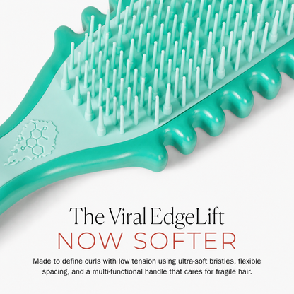 Bounce Curl Slick-Flex Define EdgeLift Brush Teal-Styling Brush-Beauty and hair supply