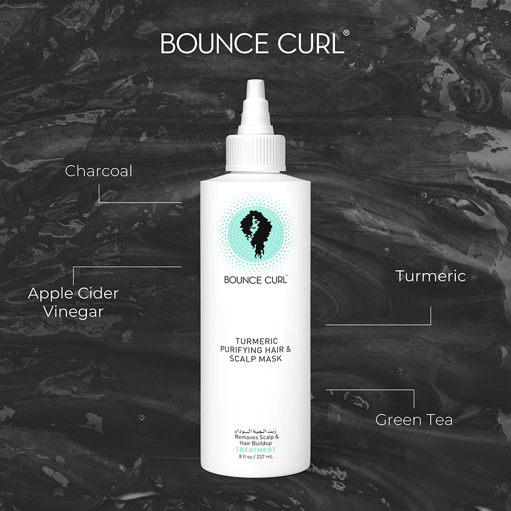 Bounce Curl Turmeric Purifying Hair &amp; Scalp Mask 237ml-Hair Mask-Beauty and hair supply