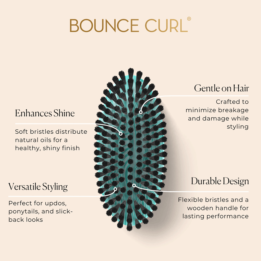 Bounce Curl Vegan Smoothing Brush-Smoothing Brush-Beauty and hair supply