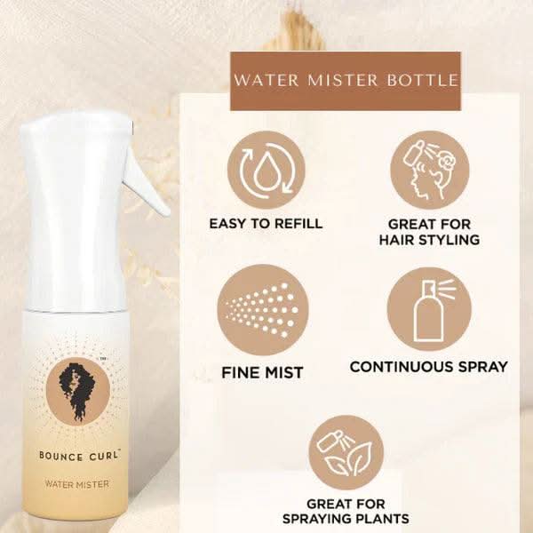 Bounce Curl Water Mister Spray Bottle 200ml-Spray Bottle-Beauty and hair supply