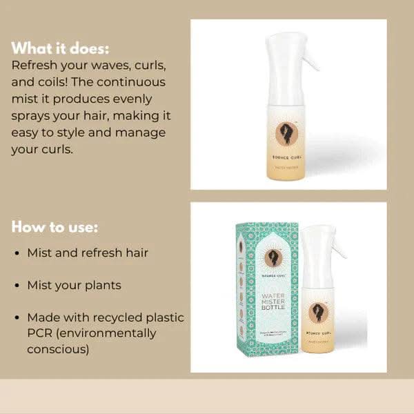 Bounce Curl Water Mister Spray Bottle 200ml-Spray Bottle-Beauty and hair supply