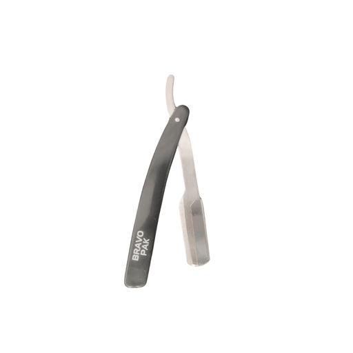 Bravo Pak Straight Razor Blade - Black - Beauty and Hair Supply