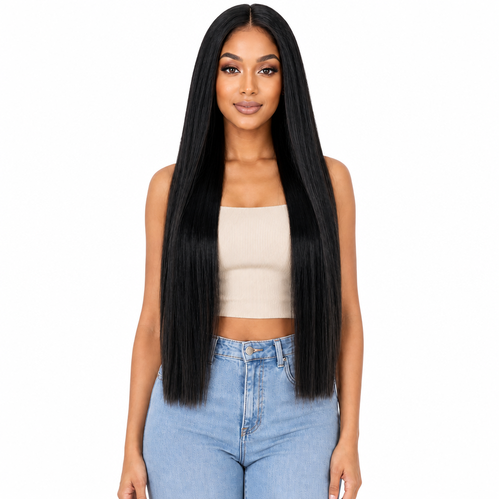 Ei Brazilian 100% Unprocessed Virgin Brazilian Human Hair Style: Straight (Natural Color)