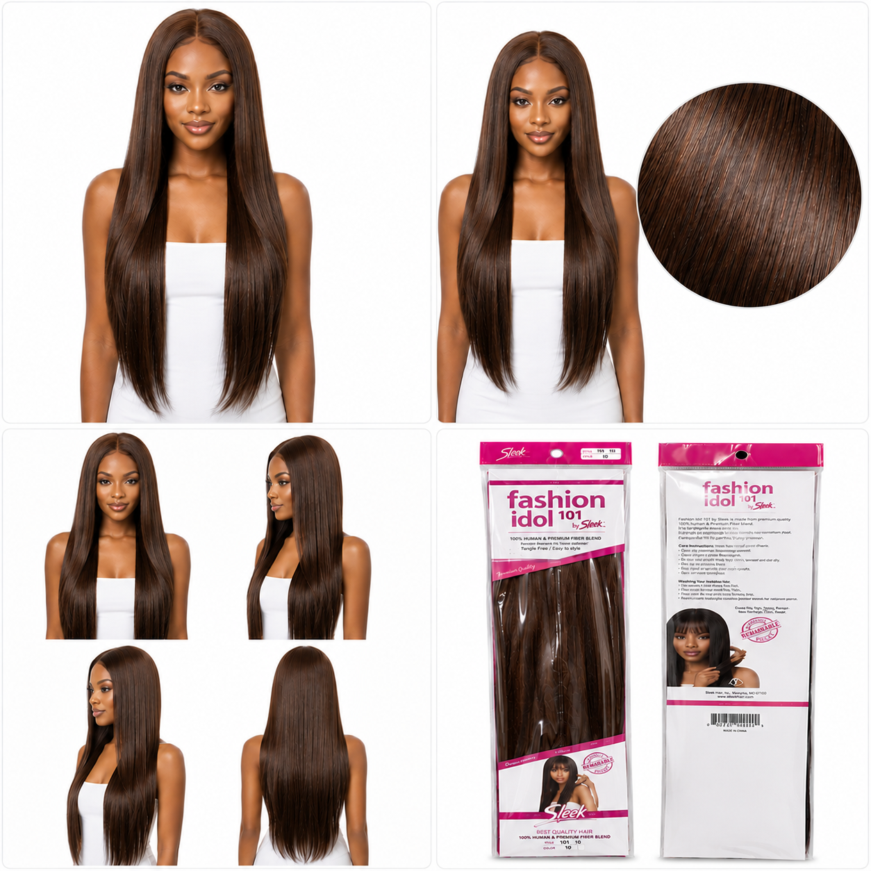 Sleek Fashion Idol 101 Weave Hair Extensions 20