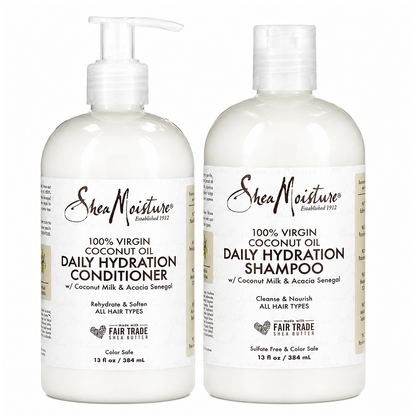 Shea Moisture 100% Virgin Coconut Oil Daily Hydration Combo Pack