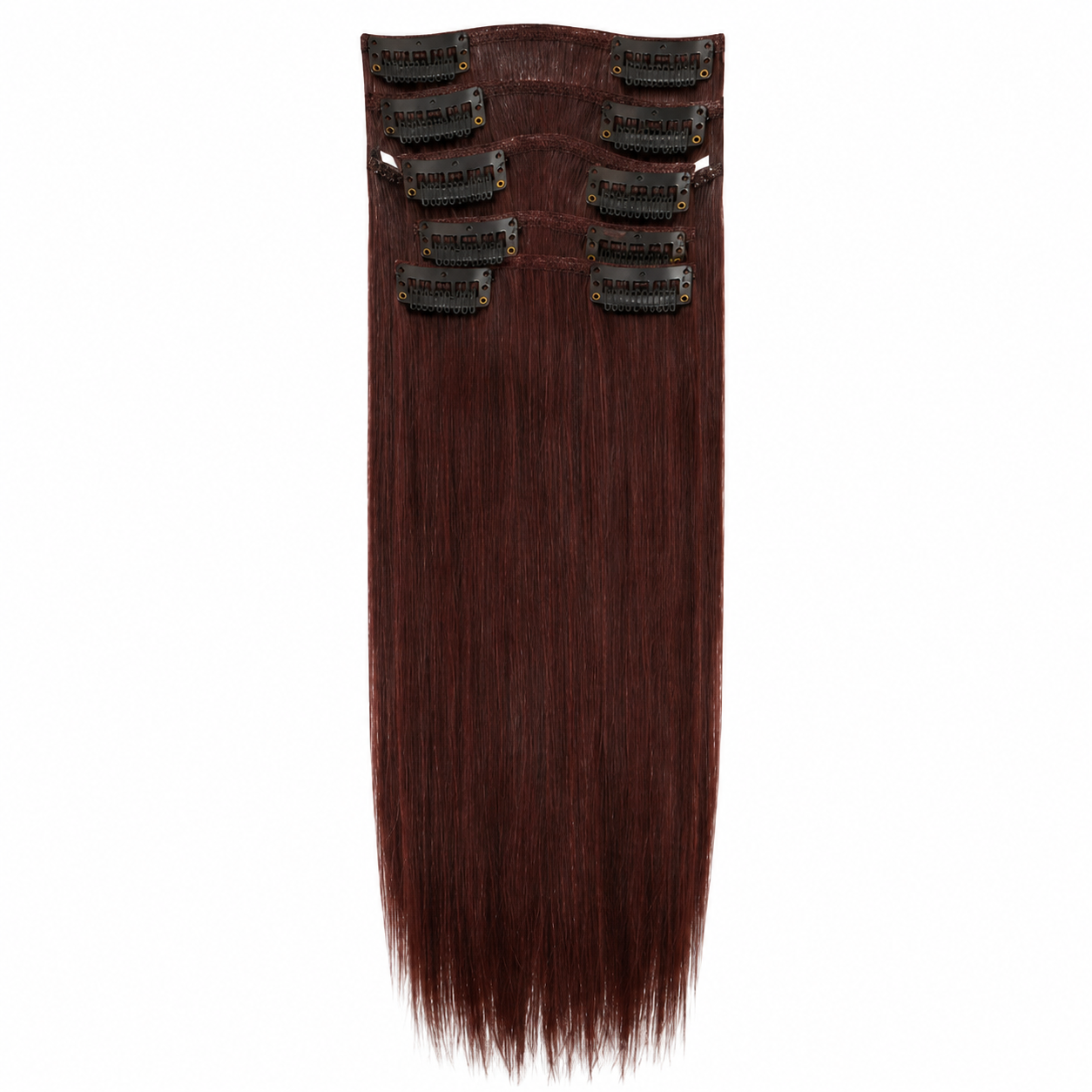 Sleek Synthetic Fashion Idol 101 Clip-In Hair Extensions 18"