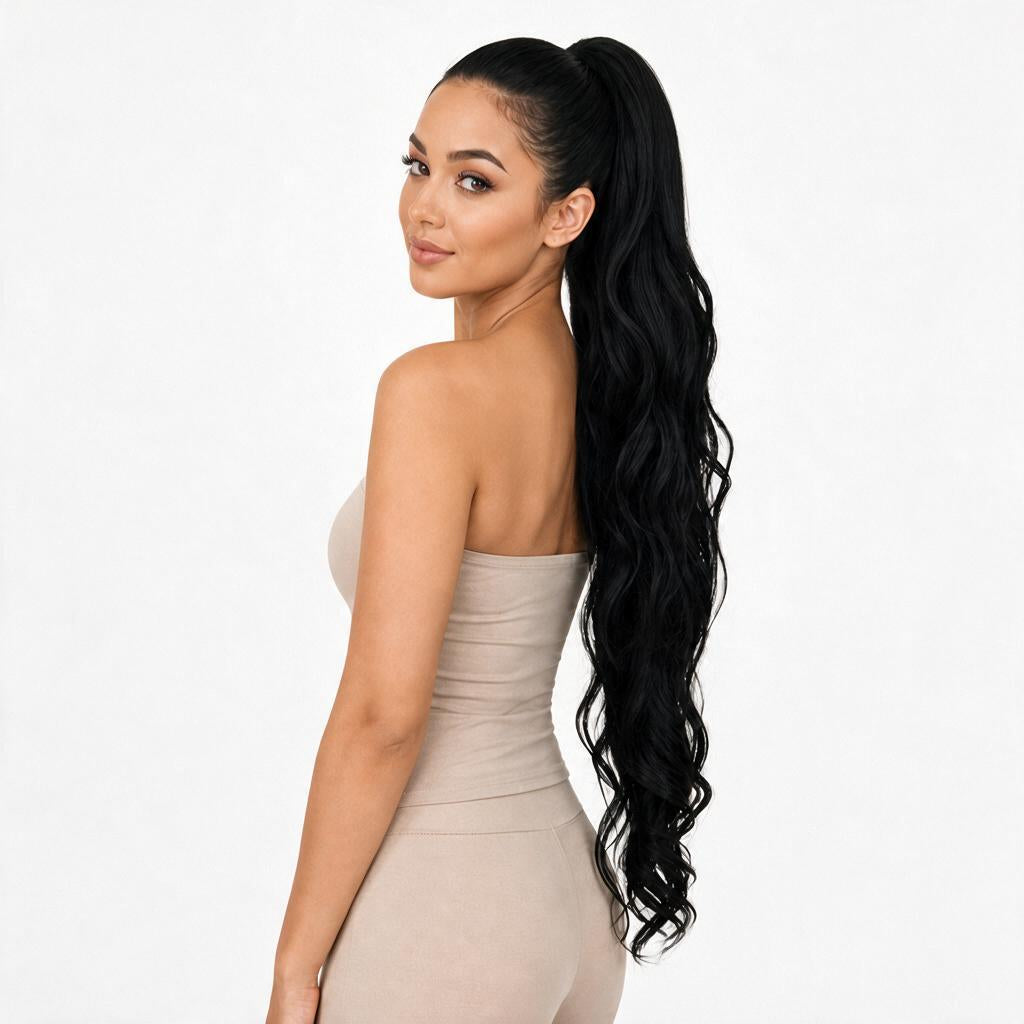 Kuknus Synthetic Brixton Girl Ponytail 30"