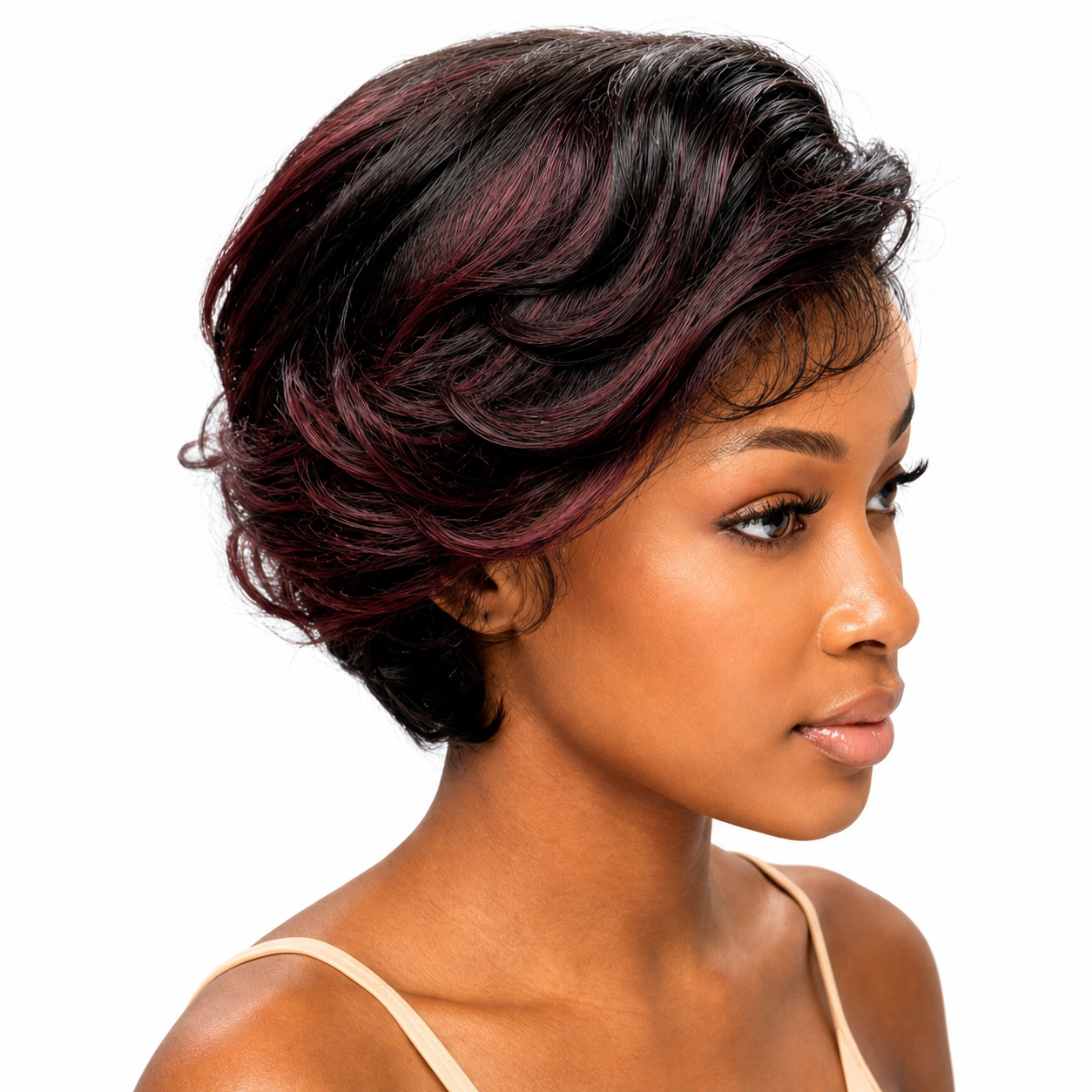 Kuknus Sundas - Synthetic Lace Front Wig with Natural Baby Hairline
