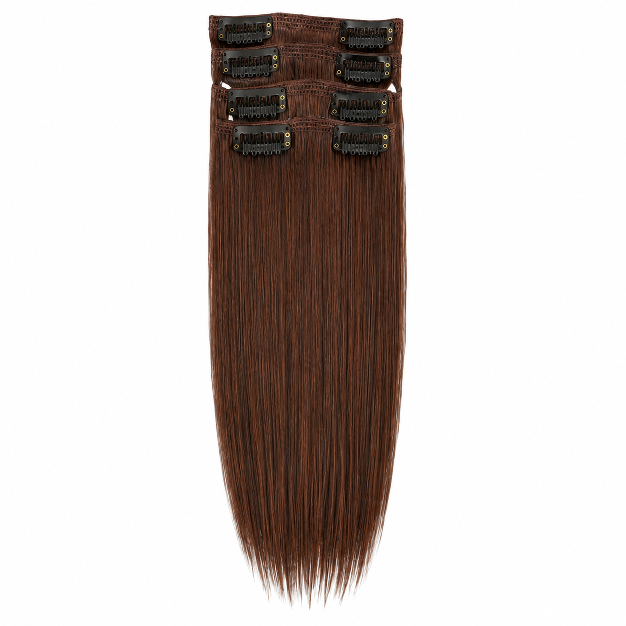 Sleek Synthetic Fashion Idol 101 Clip-In Hair Extensions 18"