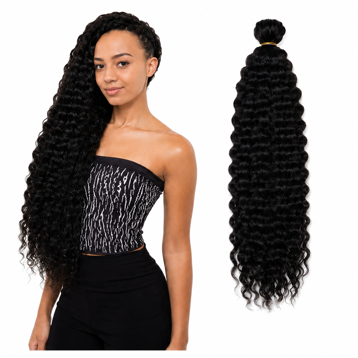 Kuknus Brazilian Bulk Synthetic Braiding Hair