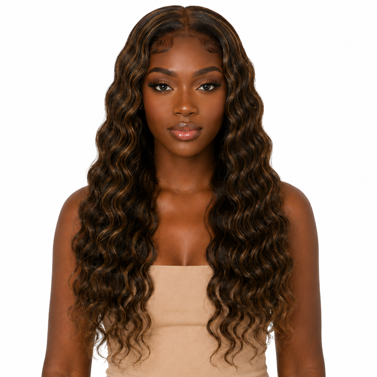 Ei Brazilian 100% Unprocessed Virgin Brazilian Human Hair Extension Deep Wave Natural