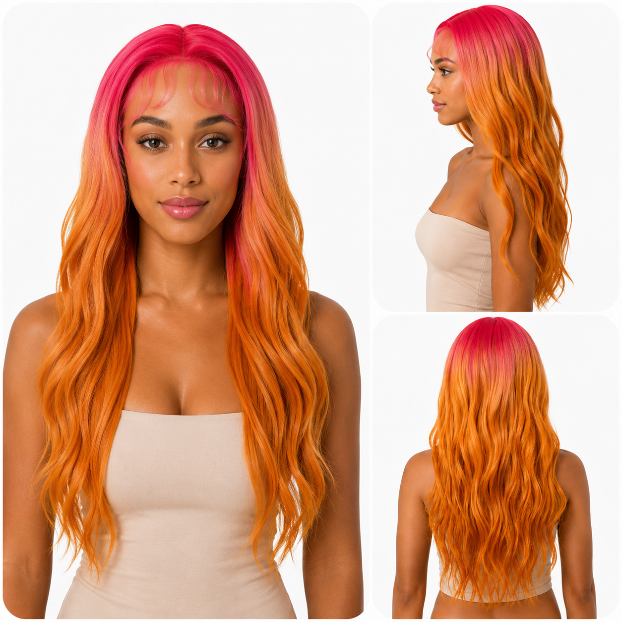 Wigoddess Style Leyna Synthetic Super Volume Wig With Natural Baby Hair Line