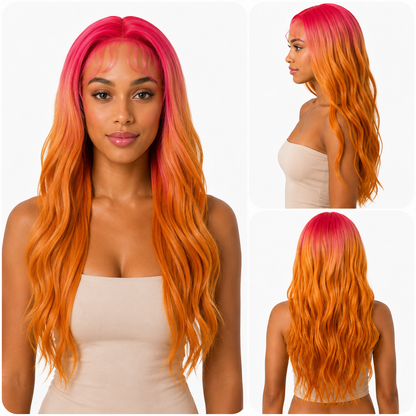 Wigoddess Style Leyna Synthetic Super Volume Wig With Natural Baby Hair Line