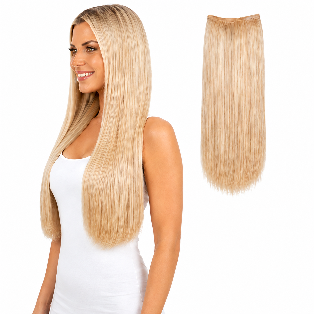 Ei Luxury 100% Human Hair 7 Pcs Clip-in Extensions 22"