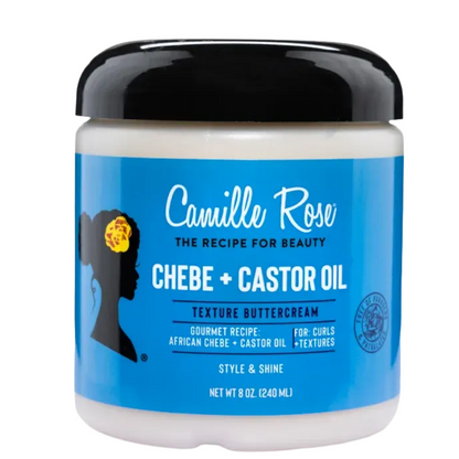 Camille Rose Black Castor Oil + Chebe Butter cream 240ml-Gel-Beauty and hair supply