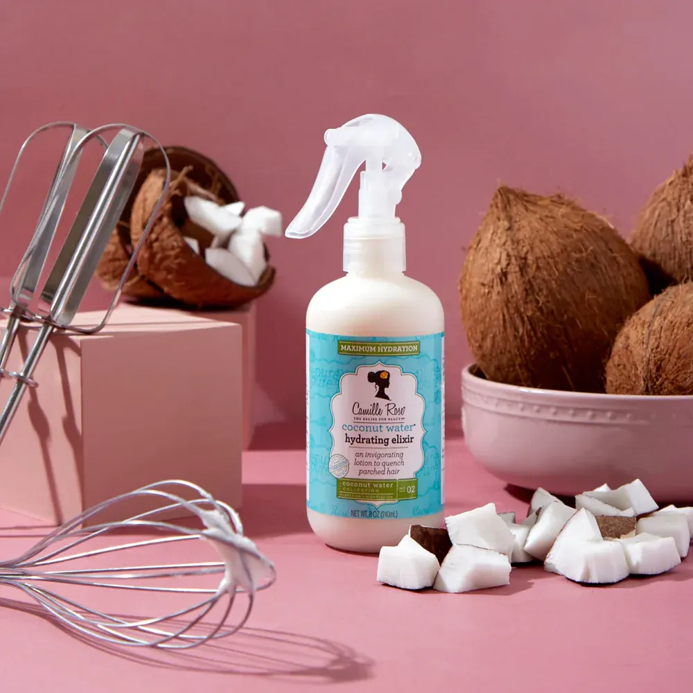 Camille Rose Coconut Water Hydrating Elixir 240ml-Leave-in Spray-Beauty and hair supply