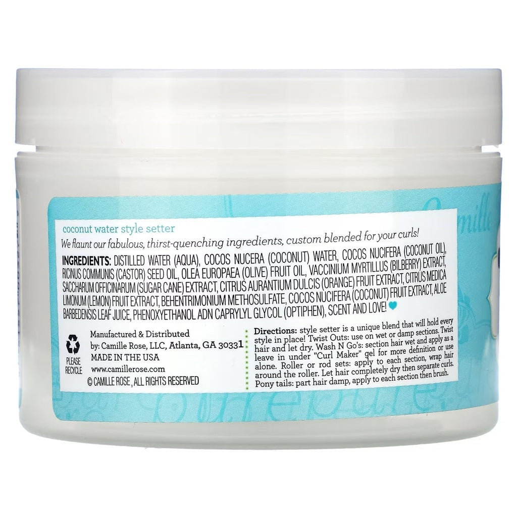 Camille Rose Coconut Water Style Setter 240ml-Gel-Beauty and hair supply