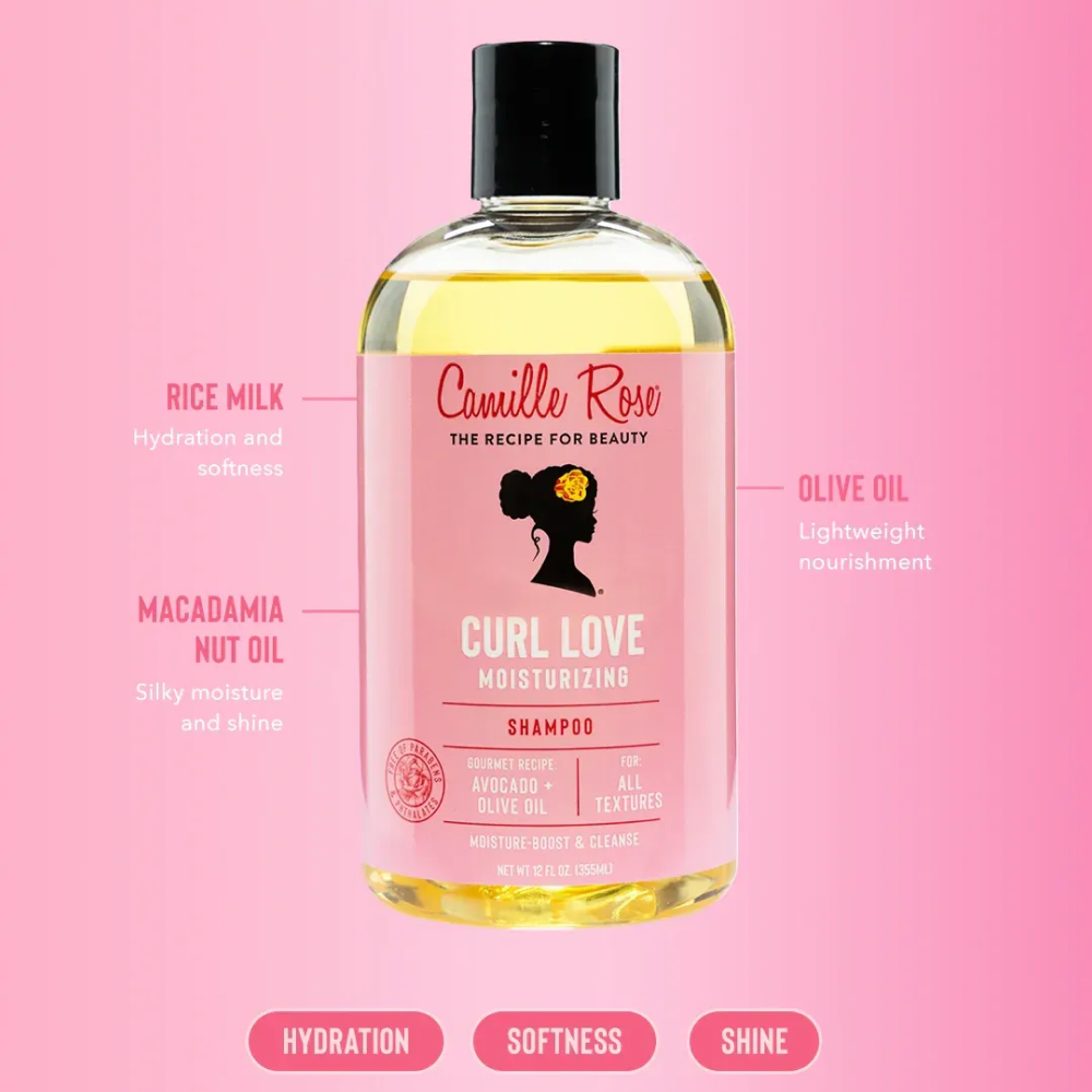 Camille Rose Curl Love Shampoo 355ml-Cleansing Shampoo-Beauty and hair supply