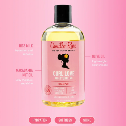 Camille Rose Curl Love Shampoo 355ml-Cleansing Shampoo-Beauty and hair supply