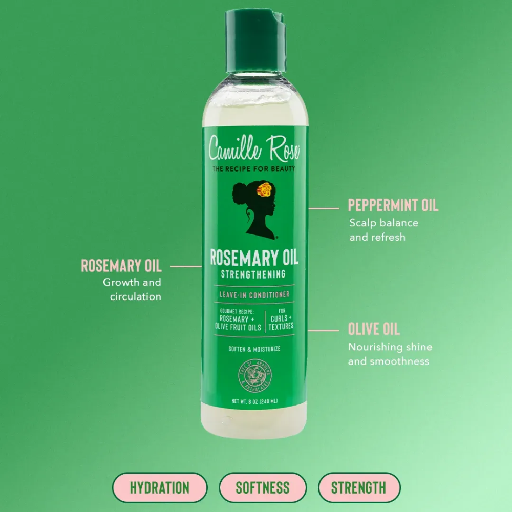 Camille Rose Rosemary Oil Strengthening Leave-In Conditioner 236ml-Leave-in Conditioner-Beauty and hair supply