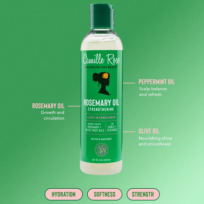 Camille Rose Rosemary Oil Strengthening Leave-In Conditioner 236ml-Leave-in Conditioner-Beauty and hair supply