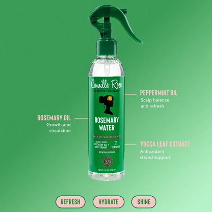 Camille Rose Rosemary Water Daily Strengthening Mist 8oz-All-Beauty and hair supply