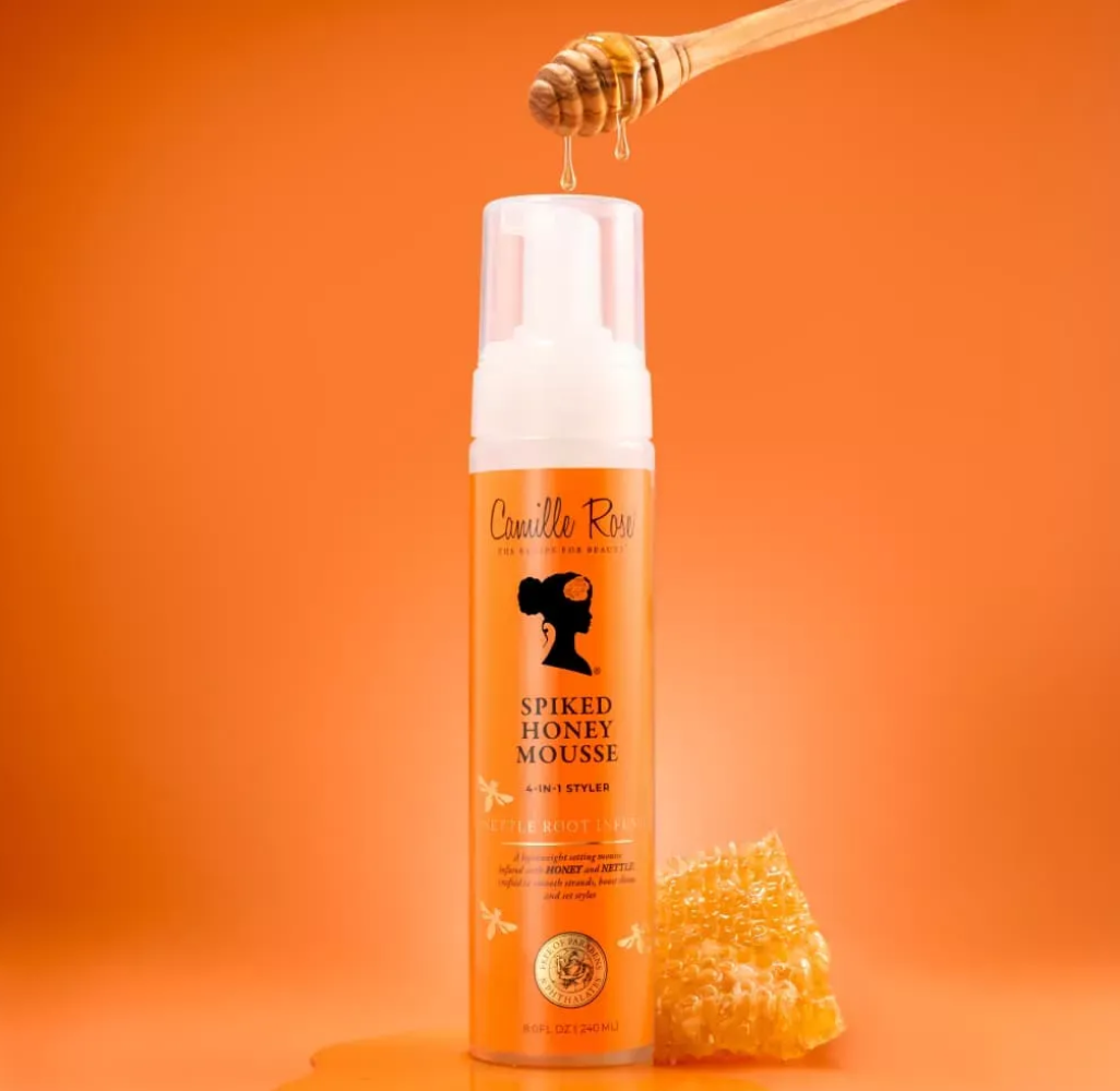 Camille Rose Spiked Honey Mousse 4-in-1 Styler 240ml-Styling Mousse-Beauty and hair supply