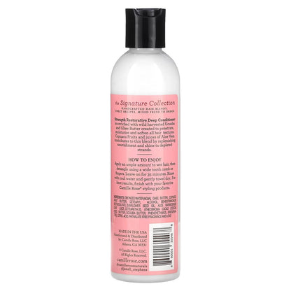 Camille Rose Strengthening Restorative Deep Conditioner 8oz-Moisturizing Conditioner-Beauty and hair supply
