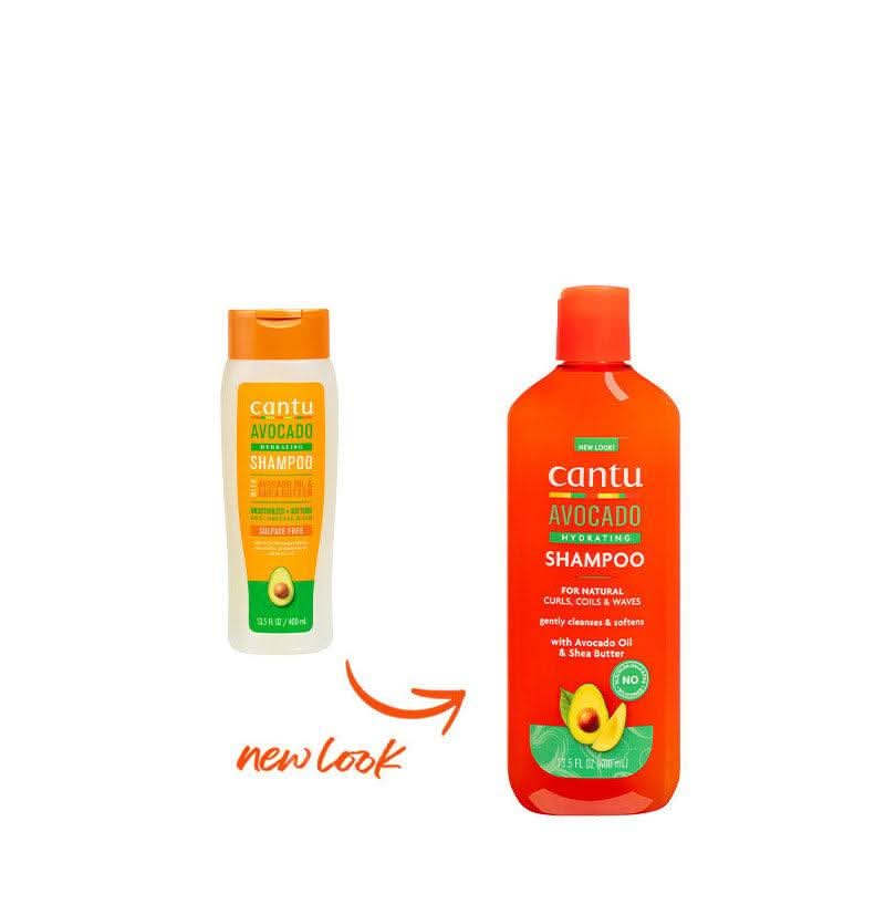 Cantu Avocado Hydrating Shampoo 400ml-Moisturizing Shampoo-Beauty and hair supply
