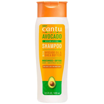 Cantu Avocado Hydrating Shampoo 400ml-Moisturizing Shampoo-Beauty and hair supply