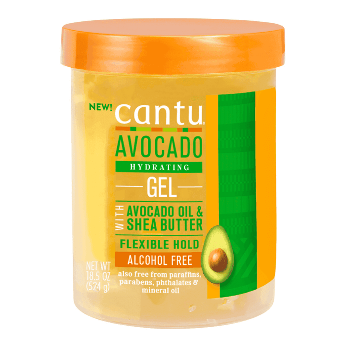 Cantu Avocado Hydrating Styling Gel 524g - Beauty and Hair Supply