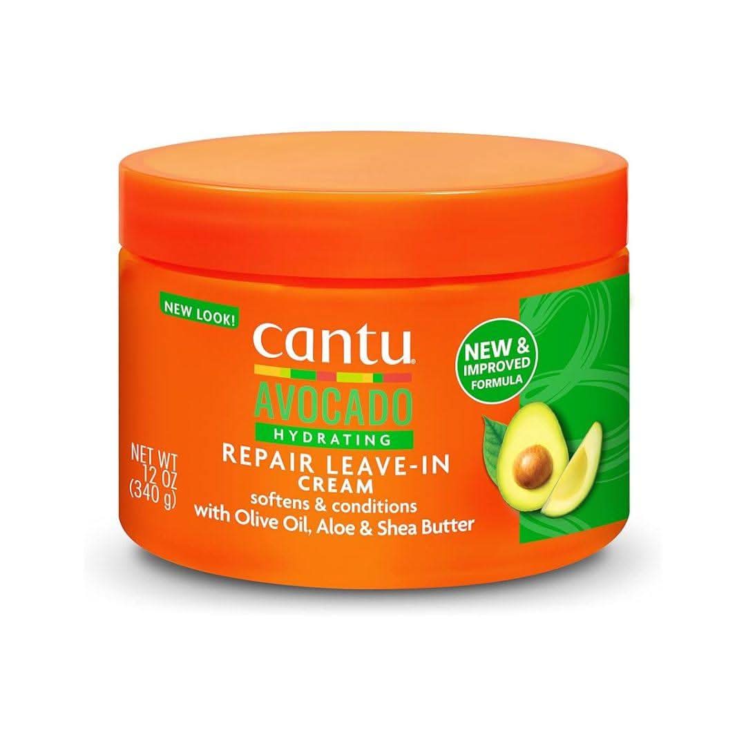 Cantu Avocado Leave In Repair Cream 340g-Hair Cream-Beauty and hair supply