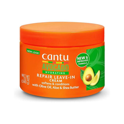 Cantu Avocado Leave In Repair Cream 340g-Hair Cream-Beauty and hair supply