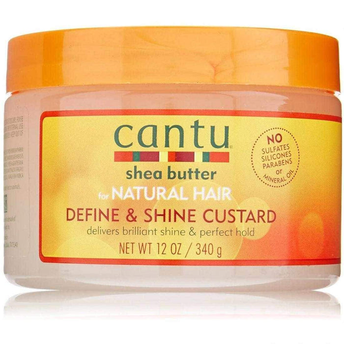 Cantu Define & Shine Custard 340g - Beauty and Hair Supply