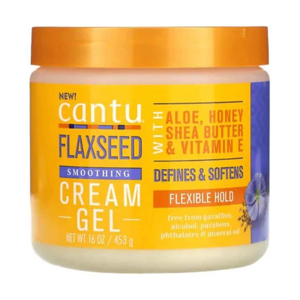 Cantu Flaxseed Smoothing Cream Gel 453g-Gel-Beauty and hair supply