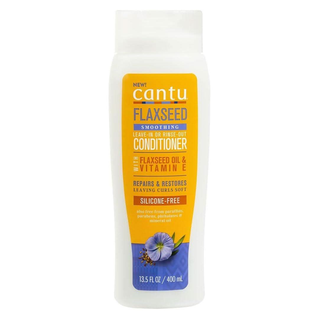 Cantu Flaxseed Smoothing Leave-In or Rinse Out Conditioner 400ml-Leave-in Conditioner-Beauty and hair supply