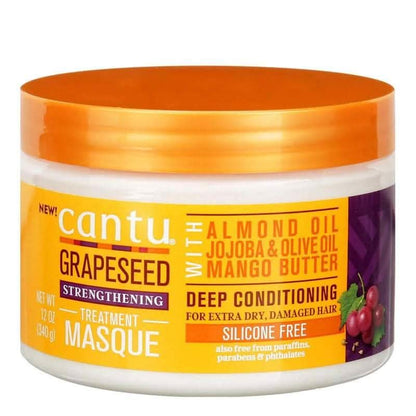 Cantu Grapeseed Deep Treatment Mask 340g-Hair Mask-Beauty and hair supply