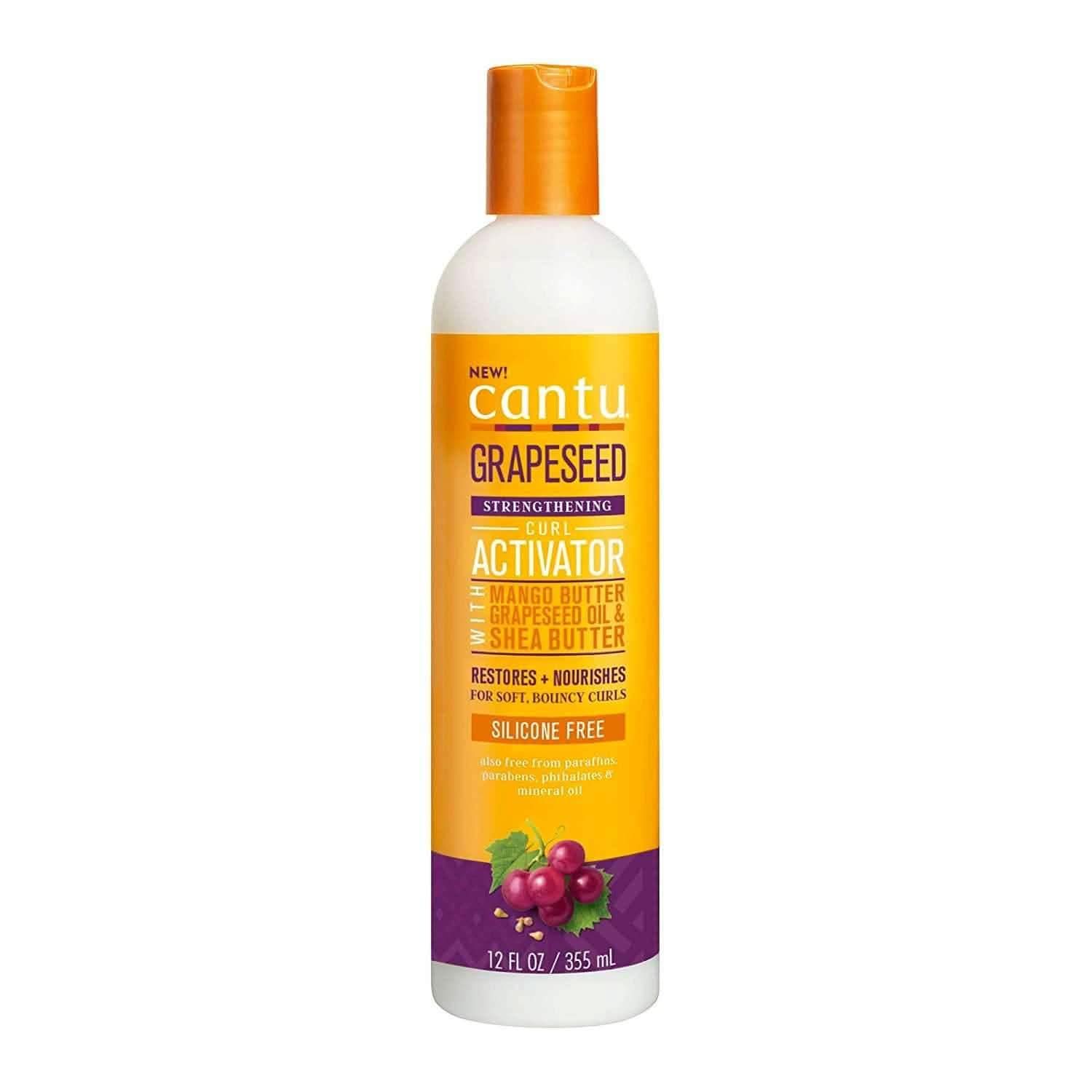 Cantu Grapeseed Strengthening Curl Activator Cream 355ml-Curl Defining Cream-Beauty and hair supply
